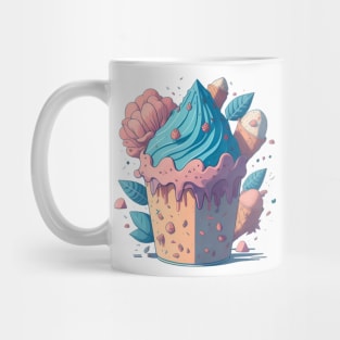 ice cream graffiti illustration Mug